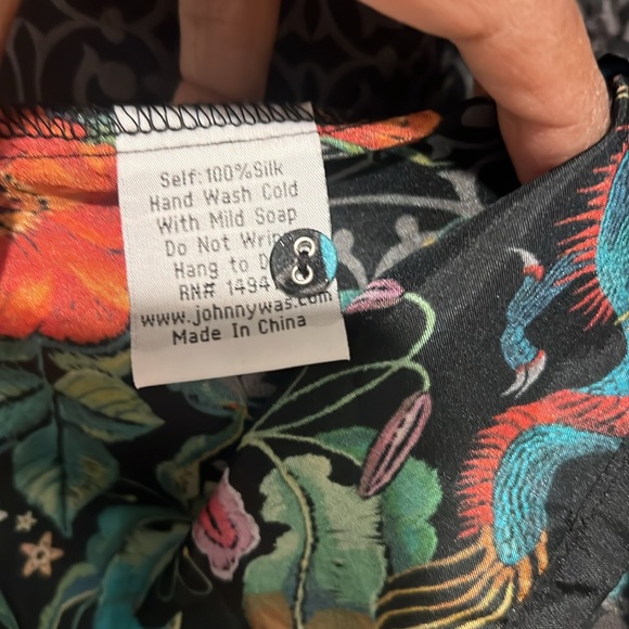 Johnny Was Silk EmbroideredTunic - Picture 3 of 5